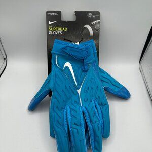 Nike Mens 3XL Superbad 6.0 Football Receiver Gloves DX4520-406 Teal/White
